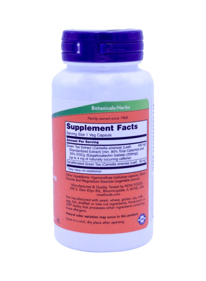 Now Foods EGCg Green Tea Extract Dietary Supplement 400 Mg - 90 Capsules - Image 3