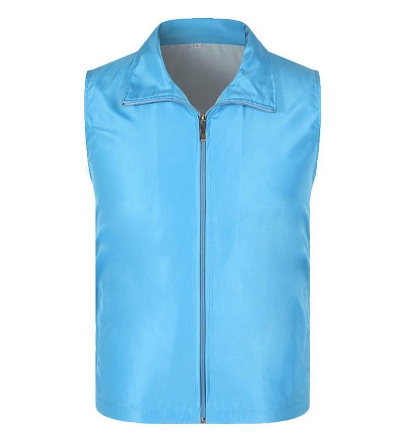 Volunteer Red Vest Custom Print logo Volunteer Work Clothes Party Member Vest Fishing Net Vest Advertising Wholesale Grass green - Image 1
