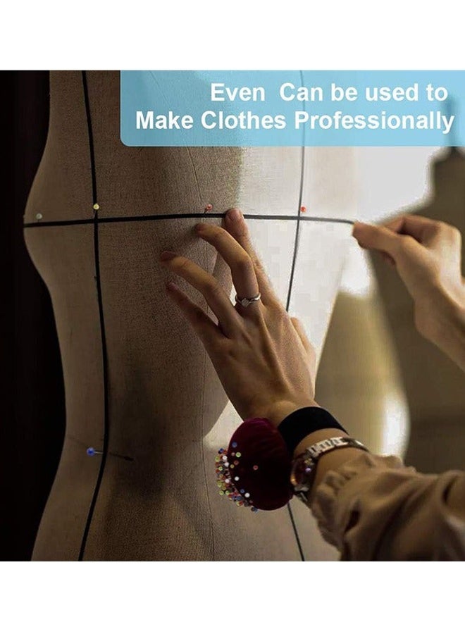 250 Pcs 1.5 Inch Sewing Pins with Glass Pearl Head Pins Straight Quilting Pins Multicolors Ball Head Pins with Hanging Plastic Contain Box for Dressmaker Jewelry DIY Decoration Craft and Sewing Project - Image 5