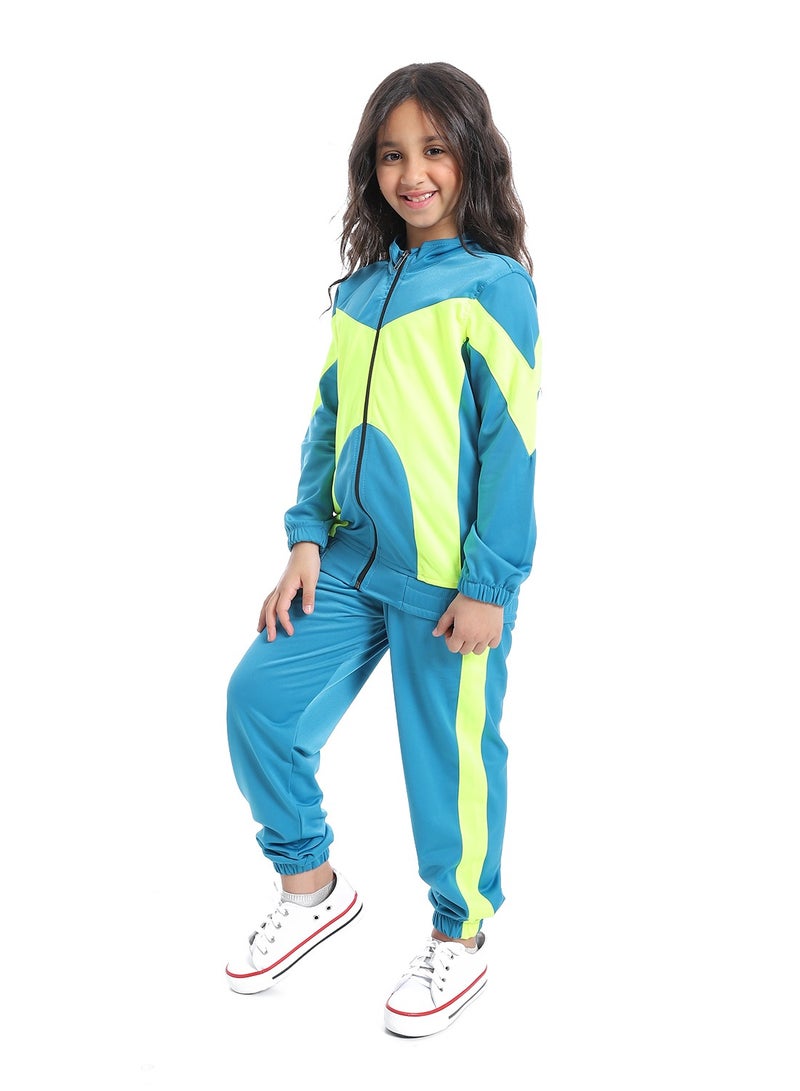 سيزار ترنج رياضي بناتي مكون من قطعتين - Image 2