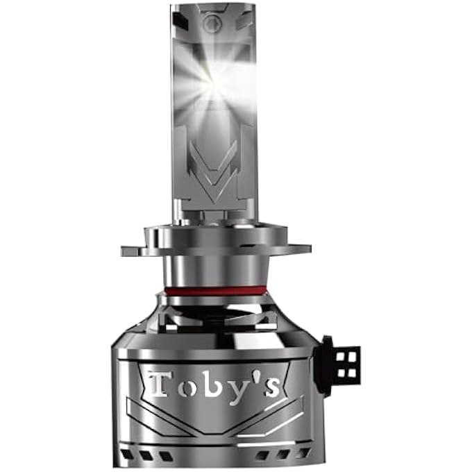 توبيز مجموعة مصابيح أمامية LED أصلية مختبرة من Tobys Ty120 Pro 9005، قطعتان، 240 واط، 24000 لومن، 120 واط، فائقة السطوع بدرجة حرارة لون 6500 كلفن، بيضاء