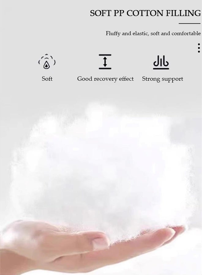 DUNISO وسادة قراءة، وسادة كبيرة للراحة مع لفة عنق قابلة للفصل، مسند ظهر مع ذراعين، جيوب وغلاف قابل للغسل، للجلوس في السرير أو الأريكة - وسادة مسند ظهر للقراءة للبالغين، وسائد للقراءة، مشاهدة التلفاز، الألعاب، الاسترخاء - Image 5