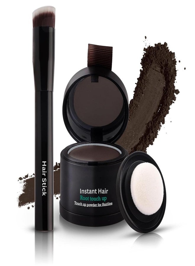 XEWOi Korean Hairline Cover-Up Powder Black 4gm | Instantly Covers Grey Roots, Bald Spots, Beard & White Hair | Matte Finish & Long-Lasting | Highly Pigmented Flawless Hair Density Filler - Image 1