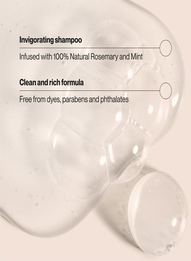 Suave Invigorating Shampoo with Rosemary & Mint, Refreshing & Replenishing Care for Healthy-Looking Hair, No Parabens, Phthalates, or Dyes, 28 FL OZ Bottle - Image 3