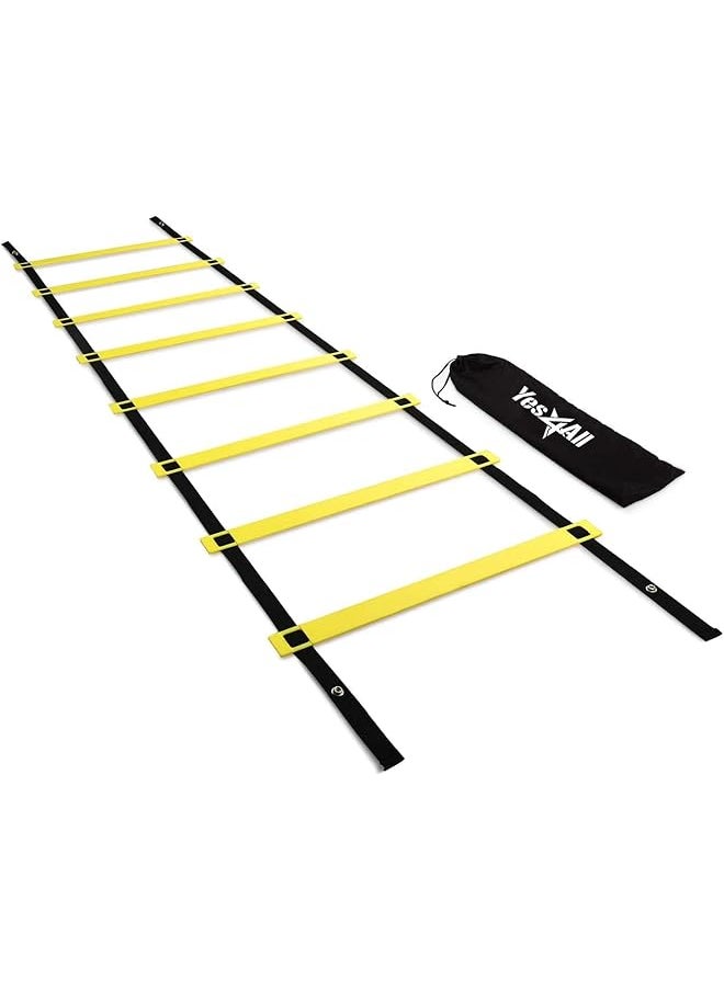 Yes4All Agility Ladder - 8-Rung - Yellow  - Image 1