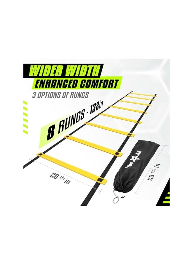 Yes4All Agility Ladder - 8-Rung - Yellow  - Image 2