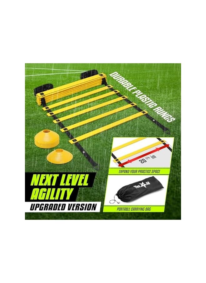 Yes4All Agility Ladder - 8-Rung - Yellow  - Image 5