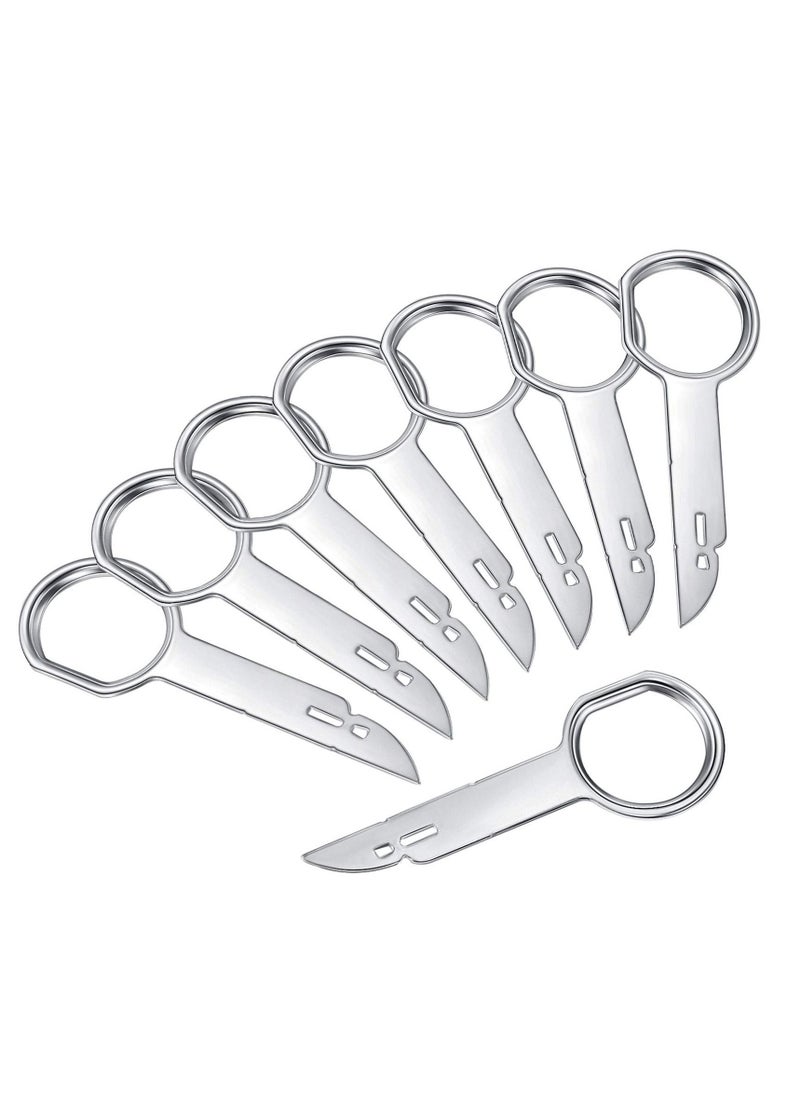 Generic Radio Removal Tool Key Tool, Car Radio Removal Key Tool, CD, DVD Host Key Removal Tool, with Easy Grip Handles, Compatible With Volkswagen, Ford, Mercedes and Audi (8 Pcs)  - Image 1