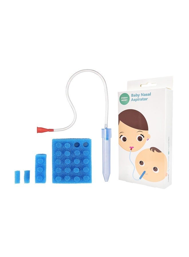 LO.BABY.VE Baby NoseFrida SnotSucker for Baby, Nasal Aspirator for Baby, Nose Sucker Baby Nasal Aspirator for Baby, Congestion Relief with 24 Extra Hygiene Filters - Image 1
