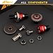 NMNRC Alloy Front Rear Differential Diff Spur Input Gear Kit for HyperGO 116 H16BM H16PL H16GT H16DR 16207 16208 16209 16210 114 H14BM 14209 14210 14301 14303 Upgrades Part Red - Image 4