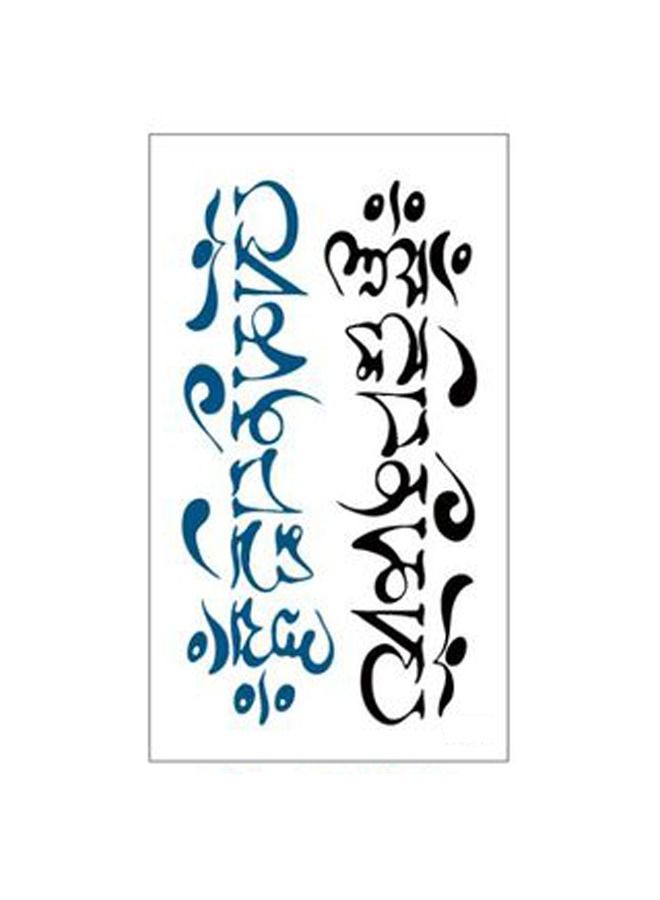 خيشة ملصق تاتو مؤقت عصري مقاوم للماء - Image 1