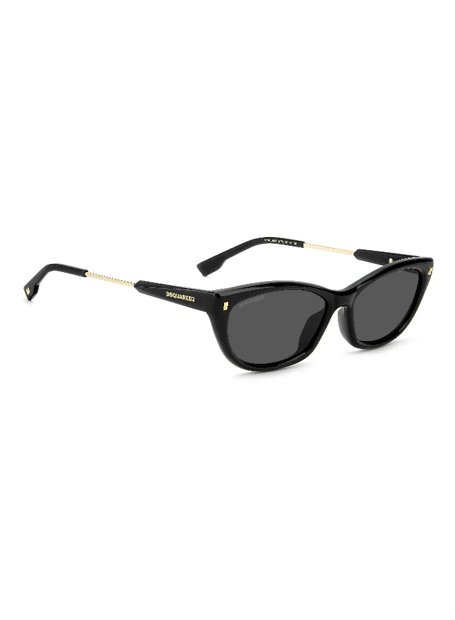 ديسكويرد2 DSQUARED2 D2 0209/G/S Sunglasses Black Cat Eye