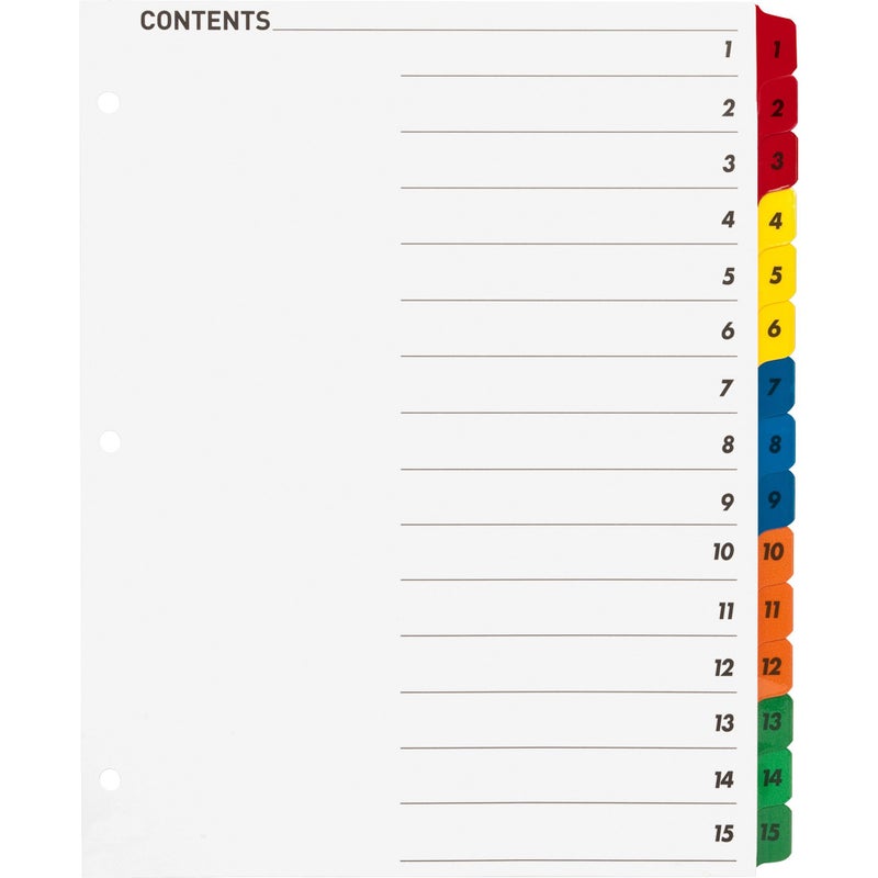 Business Source Table of Content Quick Index Dividers - Image 4
