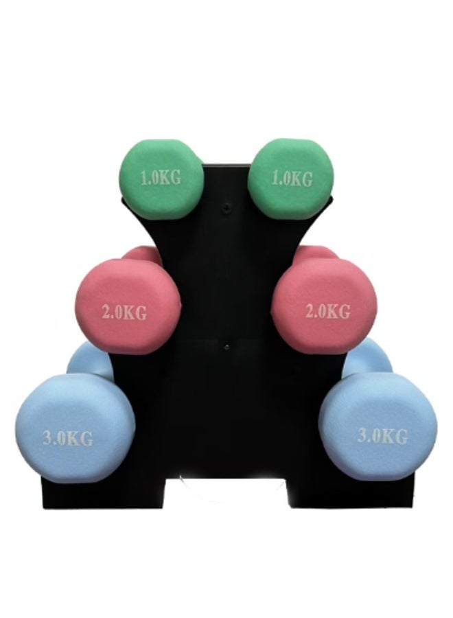 Cyber Neoprene Dumbbells Weights Exercise & Fitness Dumbbells - Image 1