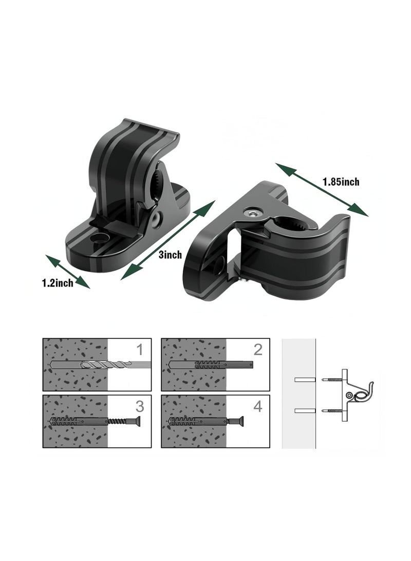 Y&D EV Charger Control Box Holder, Flexible Layout & Universal, Chassis Bracket Clamp for Portable Electric Car Charger, 2Pcs Cable Clips SAE J1772 And Tesla Mobile Connectors  - Image 5