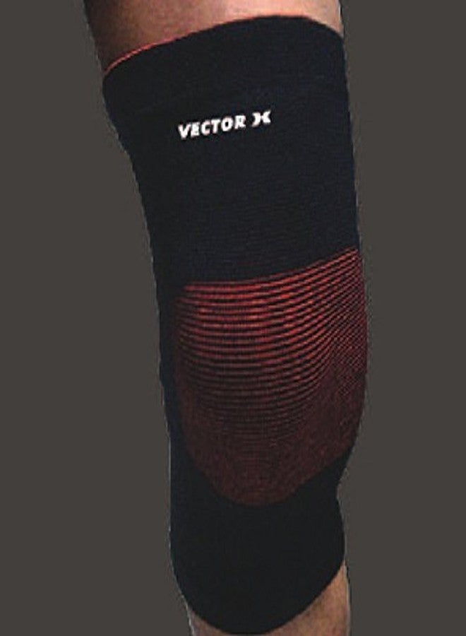 دعامة الركبة المرنة Vector X، متوسطة (أسود)