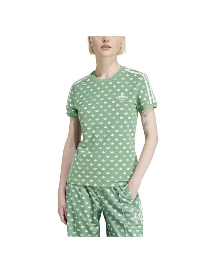 Adidas MONO 3S TEE Green Originals Women T-SHIRTS