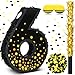 Poen Pinata for Birthday Party Decorations Black Gold Pinata with Blindfold Stick Confetti and Eye Mask for Party Supply Anniversary Baby Shower Retirement SuppliesNumber 6 - Image 2