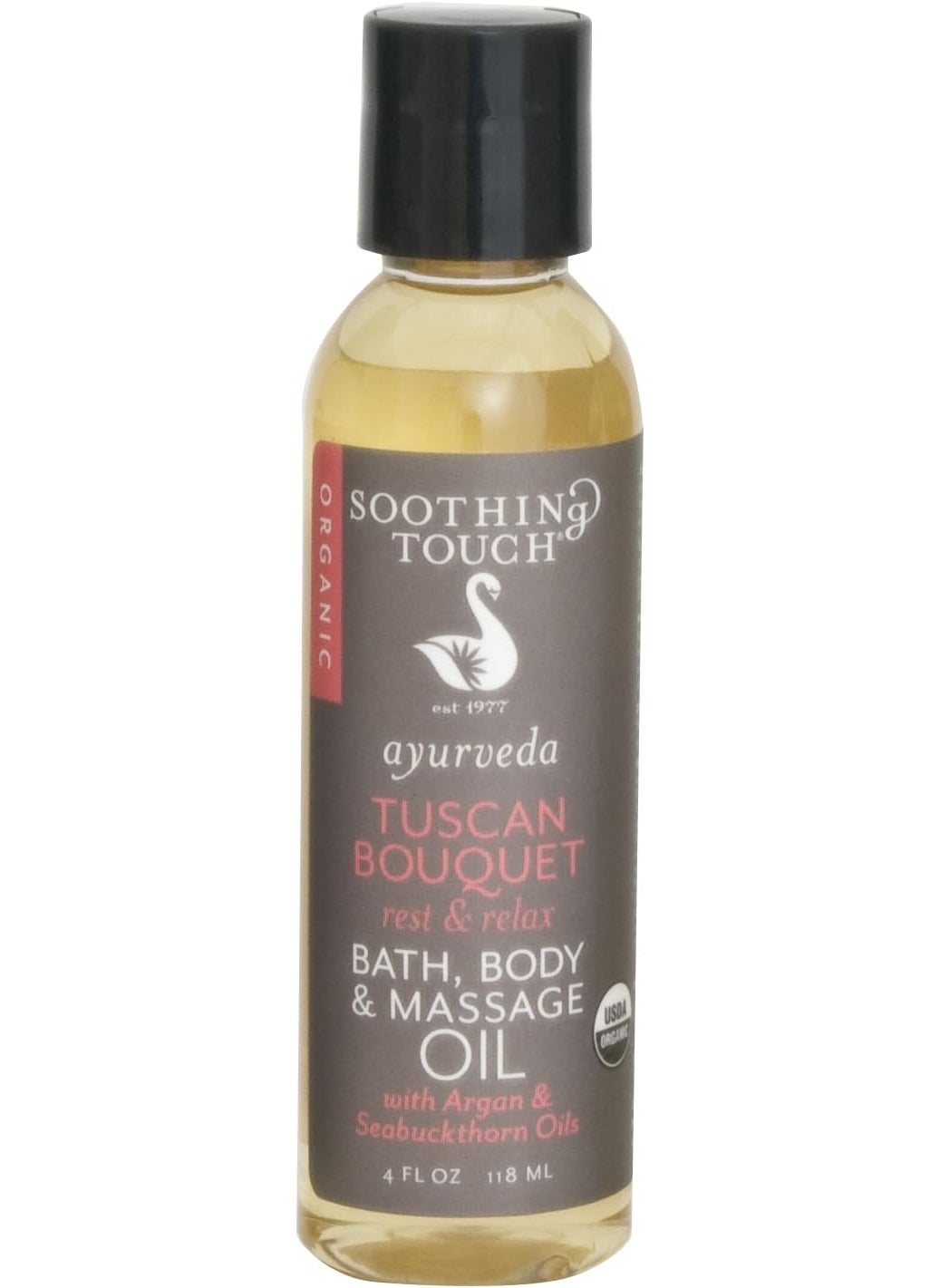 Soothing Touch Soothing Touch Tuscan Bouquet Organic Bath Body  Massage Oil 4 Fl Oz 