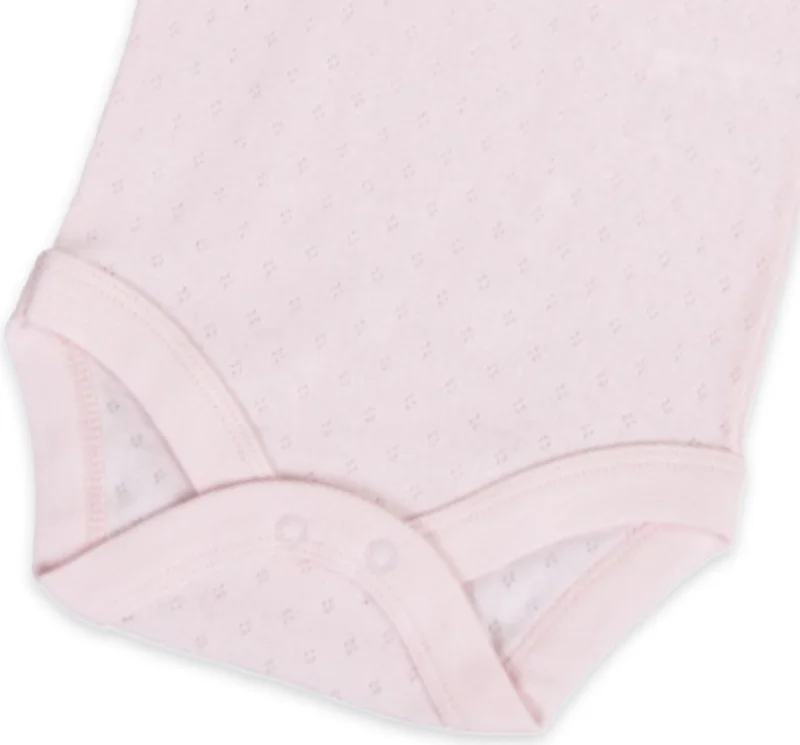 Novibaby Jacquard Rope Strap Baby Athlete Bodysuit with Snap Fasteners 100% Cotton