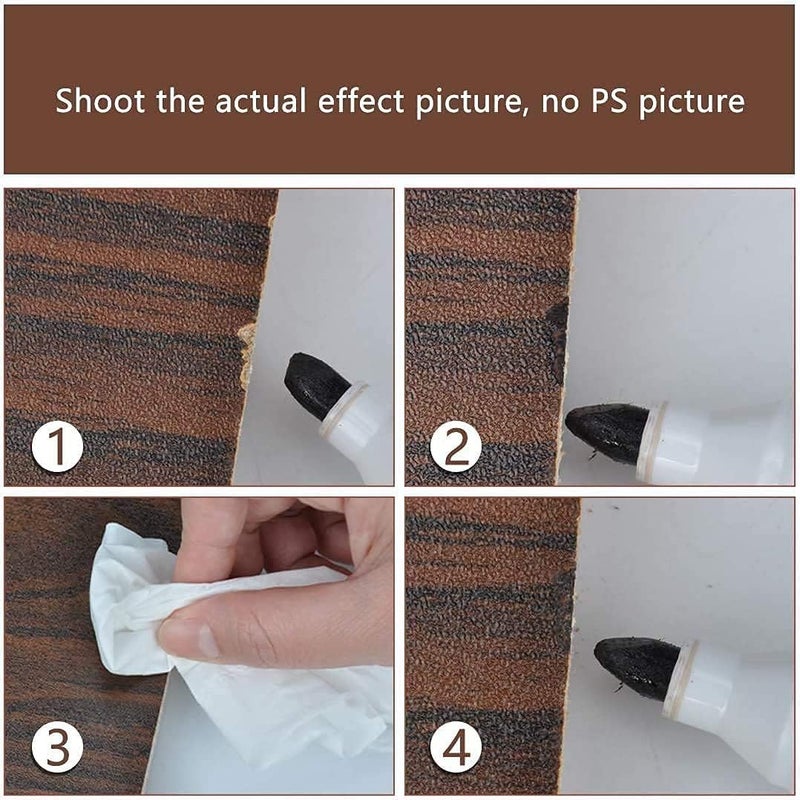 SEISSO Furniture Markers Touch Up - 17PCS Furniture Repair Kit, 8 Colors Wood Markers and Wax Sticks with Sharpener Kit Used for Stains, Scratch, Wood Floors, Stains, Tables, Desks, and Cover Ups - Image 4