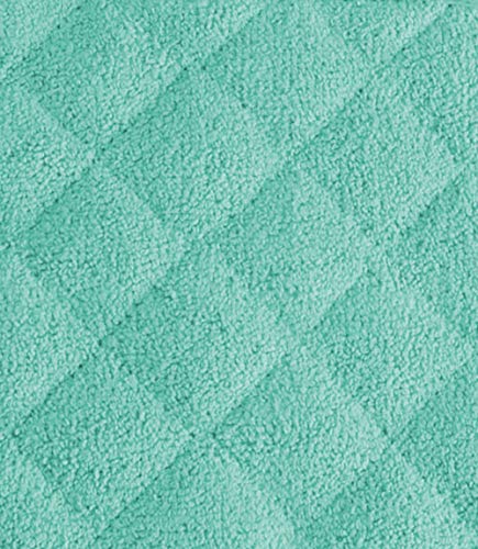 DII Basic Terry Collection Quilted 100% Cotton, Potholder, Aqua, 3 Piece - Image 2