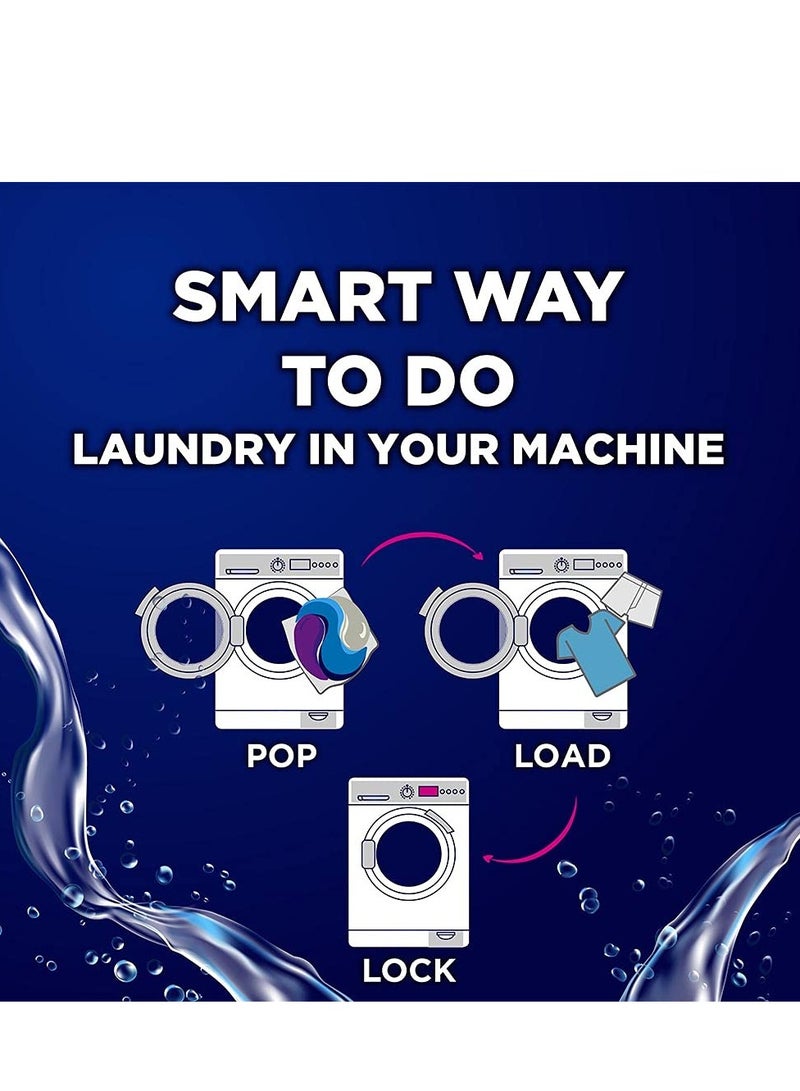Surf Excel Matic 3 in 1 Smart Shots - 28 units of dissolvable detergent capsules with Superior Stain Removal Fabric Care and Long Lasting Fragrance 1 shot = 1 wash - Image 5
