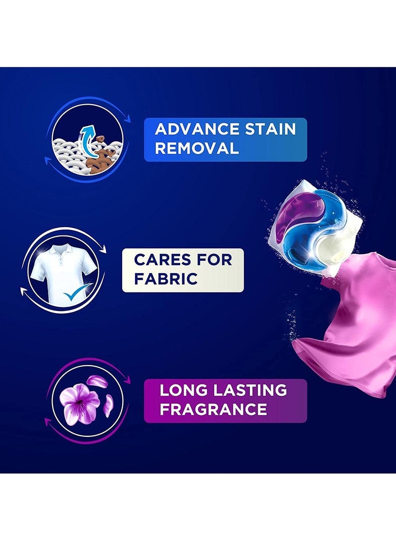 Surf Excel Matic 3 in 1 Smart Shots - 28 units of dissolvable detergent capsules with Superior Stain Removal Fabric Care and Long Lasting Fragrance 1 shot = 1 wash - Image 4