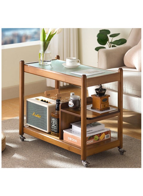 Coffee Table,3-Tier Side Table,Living Room Table,Coffee Table with universal wheels
