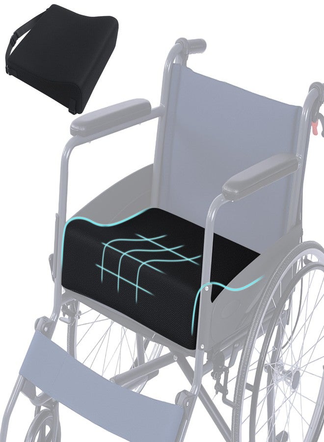 ROYALAY Wheelchair Seat Cushions for Long Sitting, Memory Foam Wheelchair Accessories for Pressure Relief, Elderly Fall Prevention Tailbone Cushion for Office Chair - Image 1