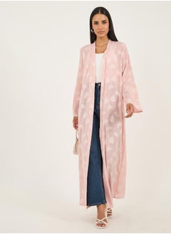 Styli Textured Regular Fit Long Sleeve Kimono  - Image 1