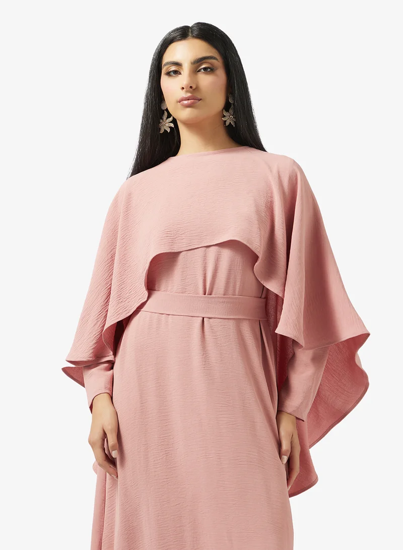 Khizana  Dress With Cape for Women | Best Price UAE