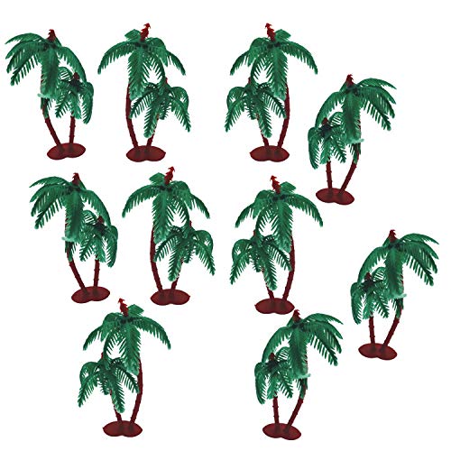 3A Featuretail Artificial Mini Coconut Tree for Project Making (10 Pieces, 3inch) - Image 1