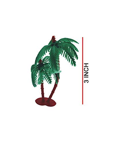 3A Featuretail Artificial Mini Coconut Tree for Project Making (10 Pieces, 3inch) - Image 2