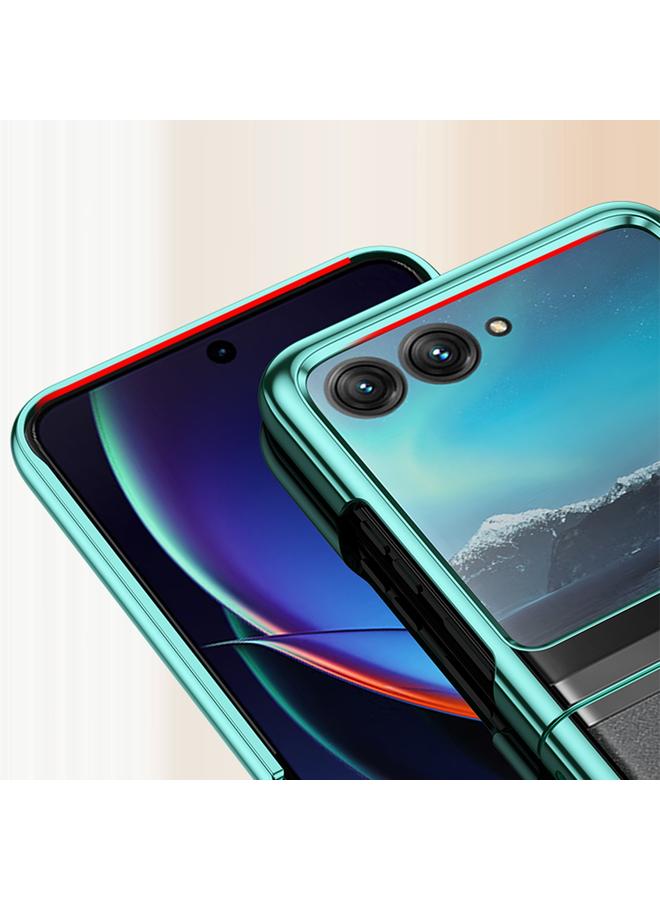 S-TOP Case For Motorola Razr 50 Full Coverage Electroplate PC Transparent Phone Case - Image 5