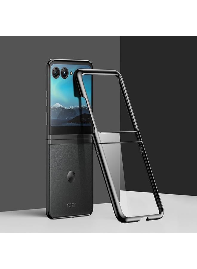 S-TOP Case For Motorola Razr 50 Full Coverage Electroplate PC Transparent Phone Case - Image 1