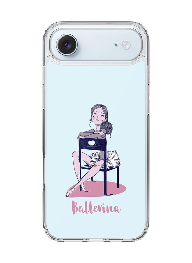 Stylizedd Classic Clear MagSafe Case for iPhone 17 Air , Hybrid Soft Case Flexible Edges Anti Drop TPU PC Gel Thin Transparent Cover [ Designed for iPhone 17 Air ] - Ballerina