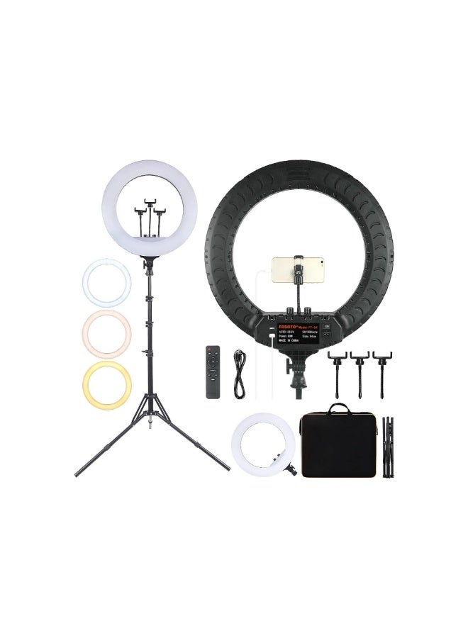 ACLIX RL-21 Soft LED Ring Light in Black & White Ideal for Makeup & Photography - Image 1
