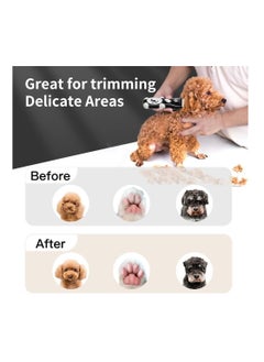 Furtey Pets Clippers USB Rechargeable Cordless Cat Grooming Kit Dog Shaver Clippers for Pets  - Image 4