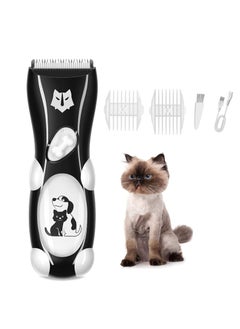 Furtey Pets Clippers USB Rechargeable Cordless Cat Grooming Kit Dog Shaver Clippers for Pets  - Image 1
