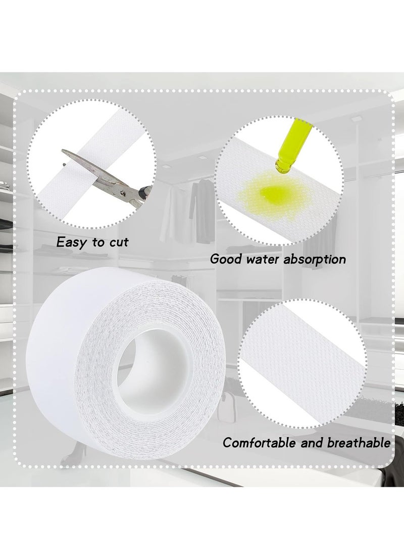 Generic Altheqa 2 Rolls Sweat Pads Collar Protectors for Mens Shirts, Disposable White Shirt Neck Collar Protector Tape, Collar Guard Hat Sweat Protector Self Adhesive Invisible Liner Patches - Image 3
