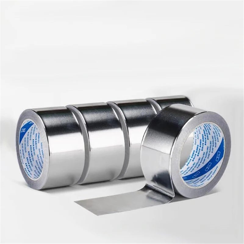 Aluminum Foil Tape 100MM Wide 20M Heat Resistant Insulation Self Adhesive Sealing - Image 3