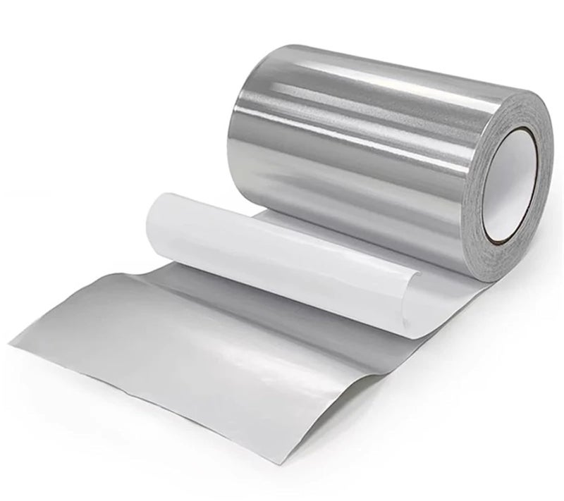 Aluminum Foil Tape 100MM Wide 20M Heat Resistant Insulation Self Adhesive Sealing - Image 5