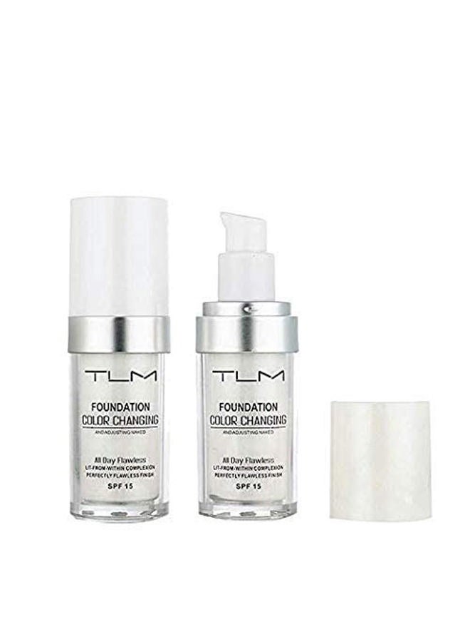 KOSIMI 30ml TLM Color Changing Foundation Liquid Base Makeup Change To Your Skin Tone By Just Blending, white - Image 5