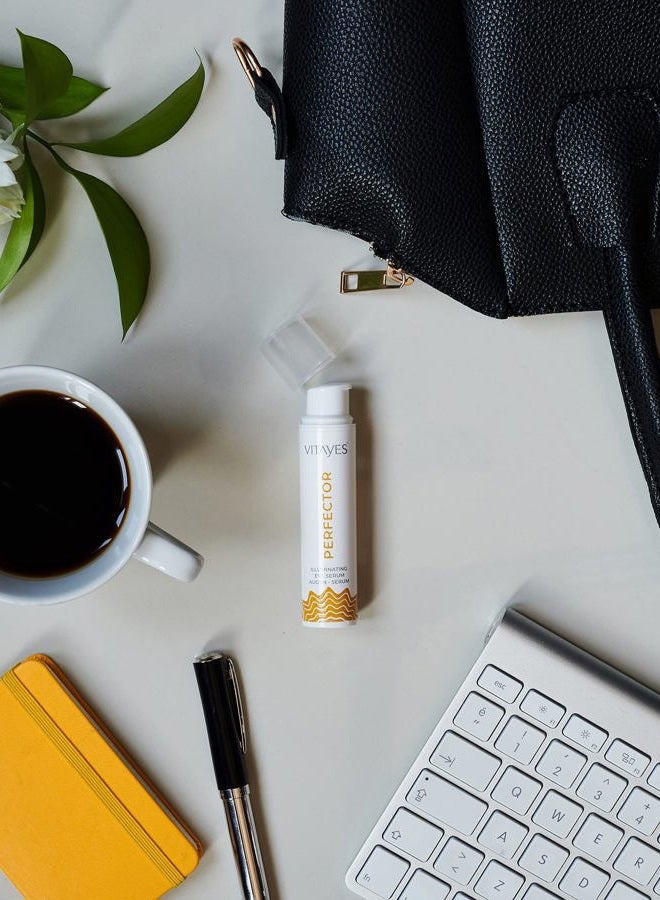 Vitayes Perfector, Illuminating Eye Serum and Anti-Aging Cream for Instant Brightening and Repair of Crow's Feet, Wrinkles, Dark Circles, and Uneven Skin - Image 4