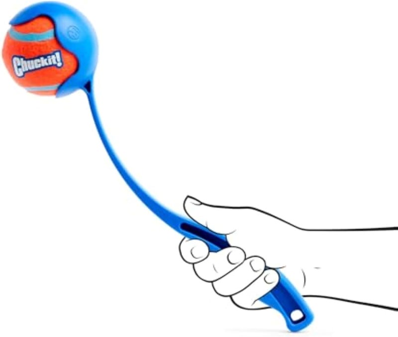 Chuckit! Sport Dog Ball Launcher with Tennis Ball - 12 Inch Fetch Toy for Dogs - Image 4
