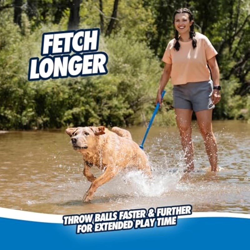 Chuckit! Sport Dog Ball Launcher with Tennis Ball - 12 Inch Fetch Toy for Dogs - Image 3