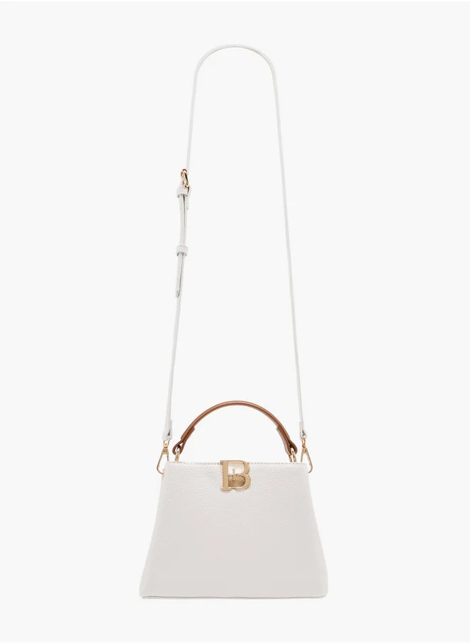 فلورا بيلا من شو إكسبرس Women's Textured Crossbody Bag with Detachable Shoulder Strap and Top Handle