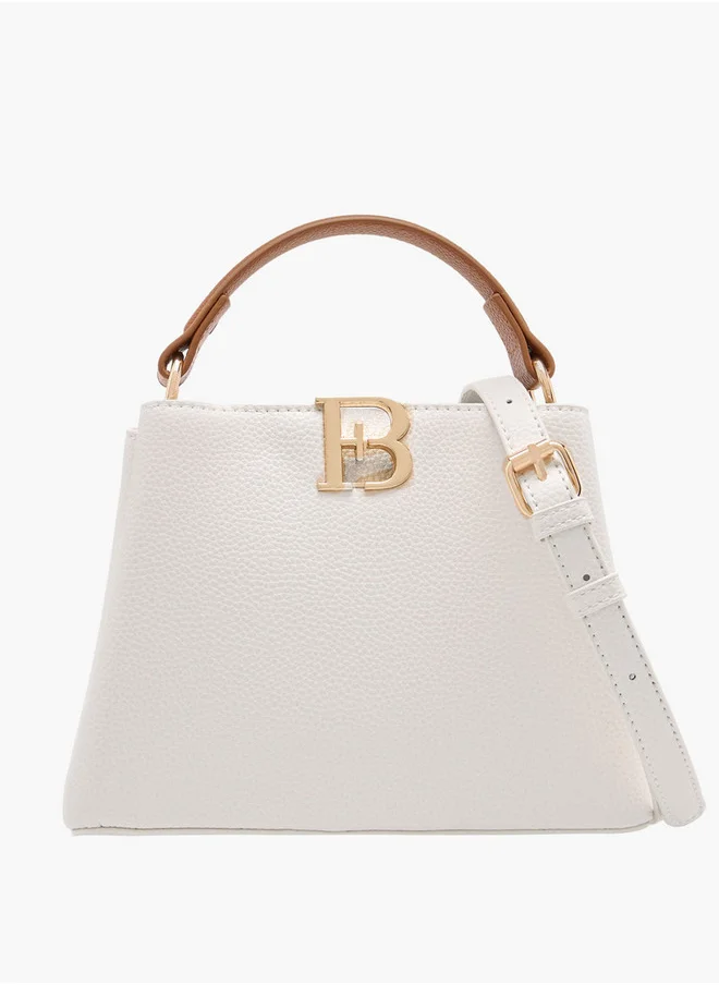 فلورا بيلا من شو إكسبرس Women's Textured Crossbody Bag with Detachable Shoulder Strap and Top Handle
