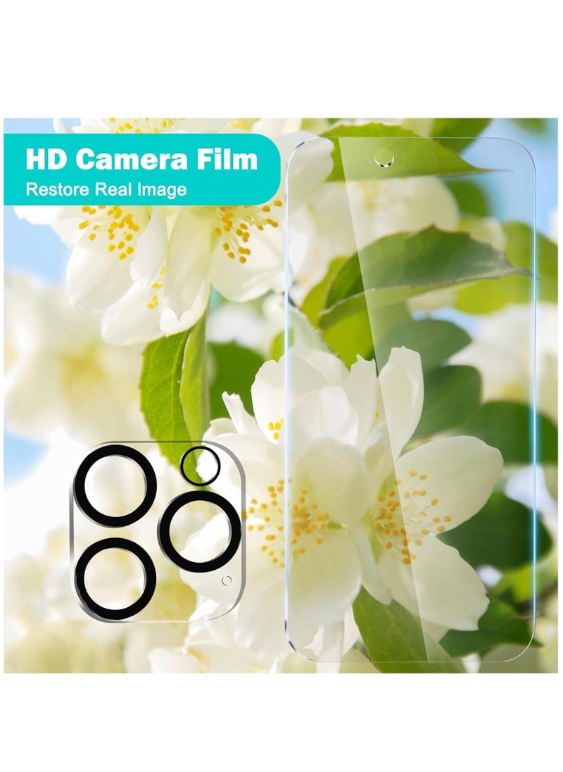 vesus [3+3 Pack] Privacy Screen Protector with Camera Lens Protector for iPhone 16 Pro Max 6.9" â€“ [Full Coverage] [Anti-Spy] [9H Hardness] [Edge Protection] [Easy Installation] [Bubble-Free] - Image 5